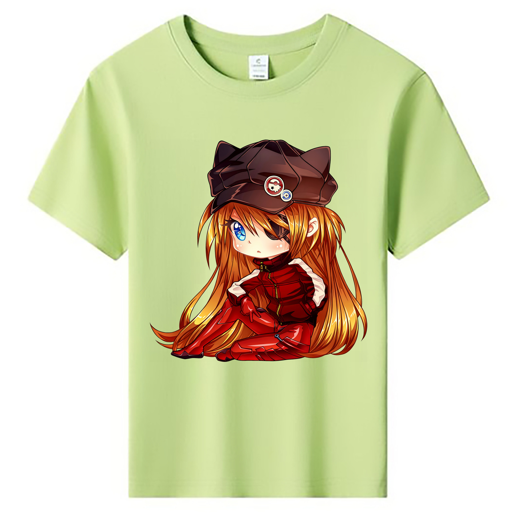 （画像用） EVA 新世紀エヴァンゲリオン 綿100％キッズTシャツ（フロントプリント）